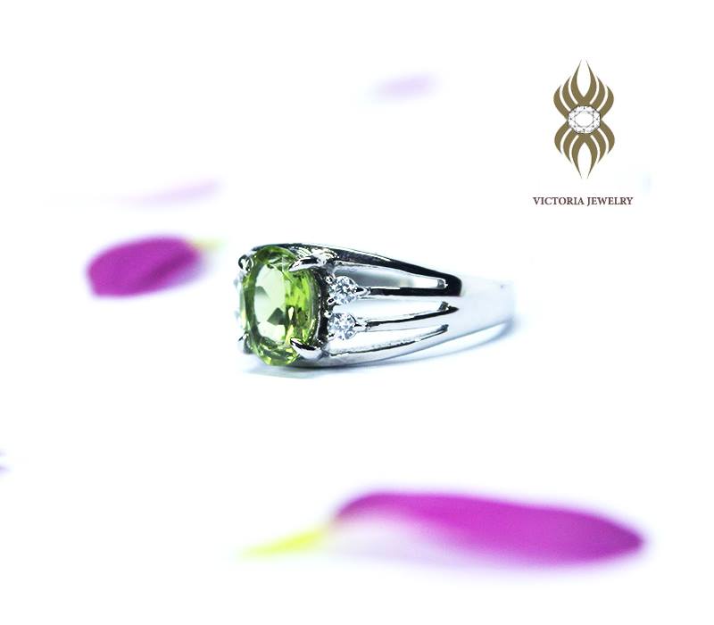 Nhẫn Nữ Đính Đá Peridot - RT232P5